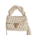 thumbnail image 1 of Fashion Colorful Crochet Women Handbag Tassel Thick Rope Shoulder Bags, 1 of 8