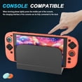 thumbnail image 3 of Funda protectora para Nintendo Switch 2: carcasa rígida y delgada acoplable a la base, con protector de pantalla y 4 salientes para los pulgares; funda con protección contra arañazos y golpes, 3 of 7