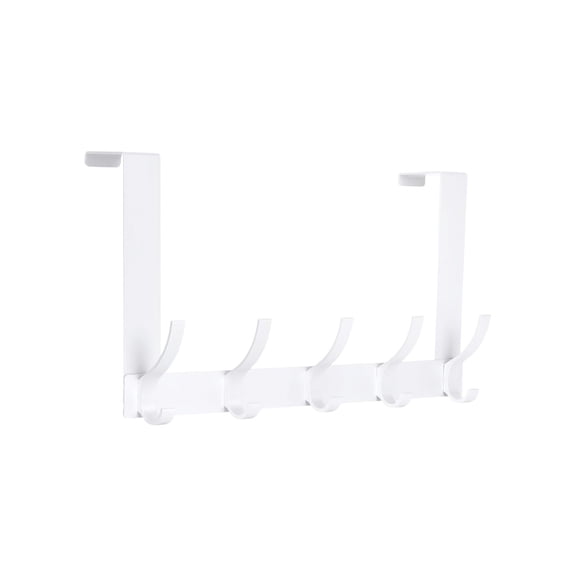 Leodye 1PCS Over the Door Hooks 10 Coat Hook Door Hanger Towel Racks for Bathroom Dorm and Home Use -12.6x4.3 in