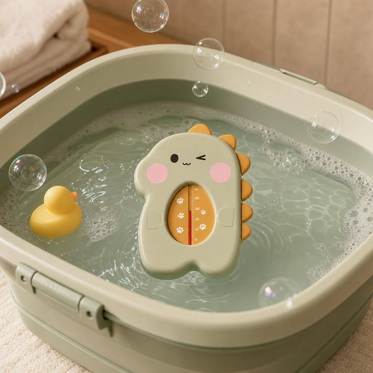 Temperature Gauge Bath Dinosaur Shape Instant Read Water Temperature ...