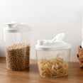 thumbnail image 3 of Wovilon Airtight Cereal & Dry Food Storage Container - Bpa Free Plastic Kitchen And Pantry Organization Canisters For, Flour, Sugar, Rice, Nuts, Snacks, Pet Food & More, 3 of 5