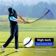 thumbnail image 2 of 48 Inch Golf Training Aids for Strength and Tempo Training Golf Swing Trainer Warm-Up Stick Golf Swing Trainer for Outdoor Indoor Practice Chipping Hitting Golf Accessories Blue Aosijia ChYoung, 2 of 7