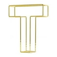 thumbnail image 6 of Balsa Circle 8" Gold T Metal 3D Wire Alphabet Number Sign Wedding Party Bar Tabletop Decorations, 6 of 6