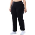 thumbnail image 2 of Athletic Works Women's Plus Size Core Active Relaxed Fit Pants, 2-Pack, 2 of 15