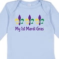 thumbnail image 4 of Inktastic My 1st Mardi Gras Fleur De Lis Boys or Girls Long Sleeve Baby Bodysuit, 4 of 5