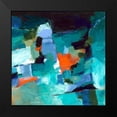 thumbnail image 2 of Fagan, Edie 20x20 Black Modern Framed Museum Art Print Titled - Blue Aerial II, 2 of 5
