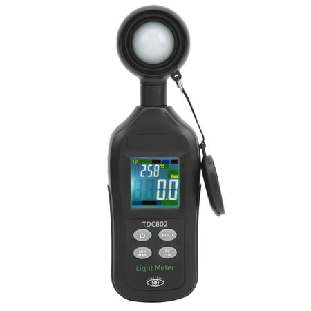 

Light Meter Lcd Photometer TDC802 Luxmeter Hand Held 4-Digit LCD Display Digital Light Meter Photometer 0Lx - 200K Lx