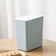 thumbnail image 5 of Plastic Desktop Trash Can with Lid | Push-Top Mini Countertop Garbage Bin for Office, Dresser, Table | Compact Design White Blue Pink | Sturdy 13.3x7.2x16.2cm | 1 Pack | Easy Clean | Organizer, 5 of 5