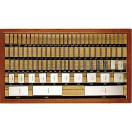 Mitutoyo 516-202-26 Ceramic Inch Square AS-0 Gage Block Set - 81 Piece