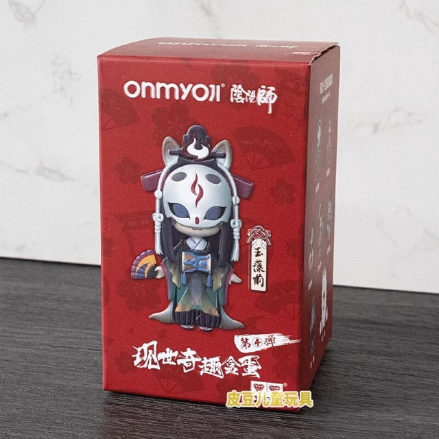Caja ciega Original de Onmyoji de la cuarta bala, caja sorpresa, regalo de cumpleaños para niña, figuras de juguete de acción, modelo Blazing Tamamono Mae