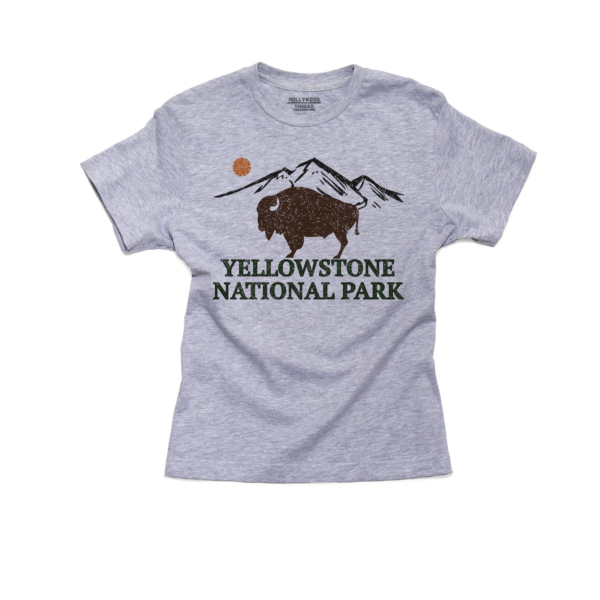 Bison 70s Retro Design Boy's Cotton 