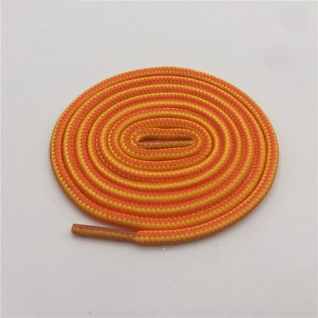 

Livesture Two-tone Striped Polyester Round Laces Golden orange 120cm