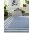 thumbnail image 3 of Rugs.com Lotus Collection Rug – 4' x 6' Blue Low Rug Perfect For Entryways, Kitchens, Breakfast Nooks, Accent Pieces, 3 of 9