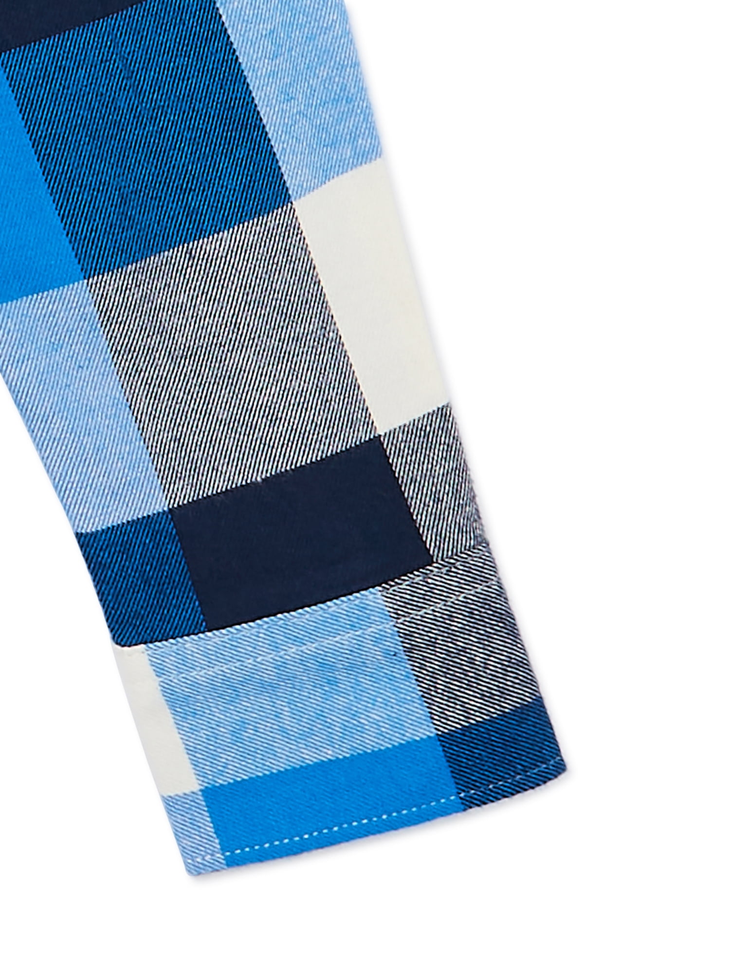 Wonder Nation Boys' Long Sleeve Flannel Shirt, Sizes 4-18 & Husky