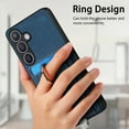 thumbnail image 4 of Dteck for Samsung Galaxy S22 Plus Case, 2 in 1 Magnetic Wallet with Phone Grip, Compatible with MagSafe, Detachable Premium PU Leather Magnetic Case with Card Slots Ring Holder,Blue, 4 of 7