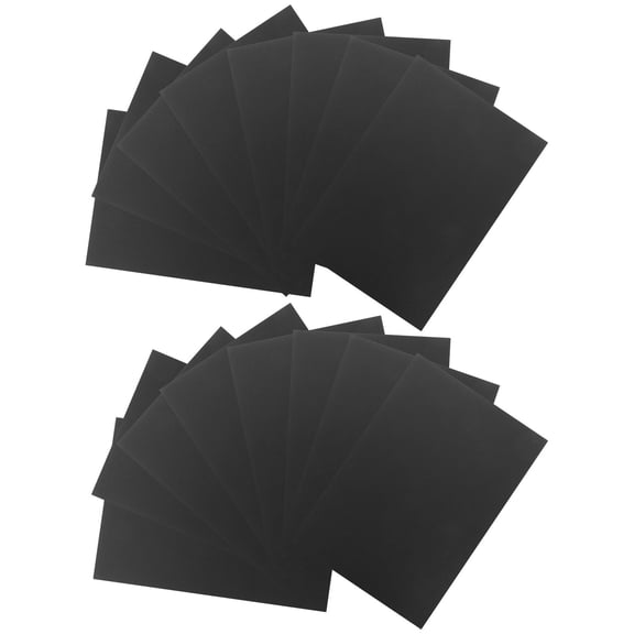 NICEXMAS 50 Sheets Cardstock Paper For Acrylic Painting Artists Black White A4 Size Rectangular Scrapbooking Supplies