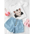 thumbnail image 3 of Cute Kittyboo In Vampire Costume T-Shirt Toddler -Image by Shutterstock,  4 Toddler, 3 of 4