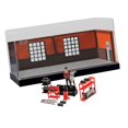 thumbnail image 4 of Vitrina para maquetas de coches,Vitrina de estacionamiento a escala 1/64 Modelo de coche,Escena de taller de reparación de automóviles en el estacionamiento con figuras,Vitrina de ruedas, 4 of 9