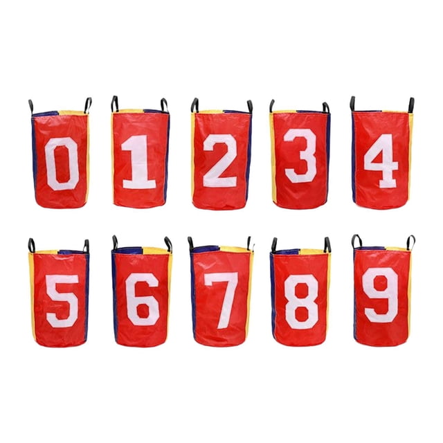 10 piezas bolsas de carreras de captura de papas para niños Adultos de equilibrio entrenamiento de saltos Bolsas de salto Juegos de día para el día de M