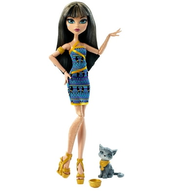 Monster High Cleo De Nile Doll with Ghoul s Beast Kuwait Ubuy