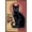 Bronze Framed Version, variant on Andreas Magnusson - Chat Noir Wall Poster, 22.375" x 34" Framed