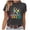 Black, variant on Womens Tees Autism Awareness Graphic Soft Cozy Regular Fit Crewneck Short-Sleeve Tees Summer Daily Party Stylish T-Shirts