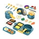 thumbnail image 5 of Juego de cocina para niños pequeños, modelo de juego de rol con sonido y luz, regalo educativo para niños pequeños, niñas de 3 a 8 años, recuerdos de azul, 5 of 10