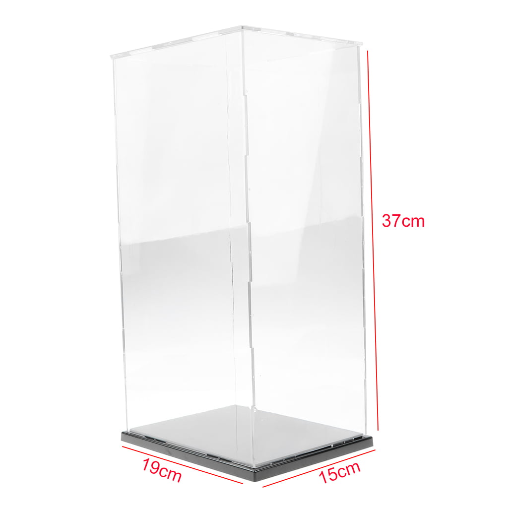 Figures Model Transparent Display Show Case Small Acrylic Box 21x21x41cm 
