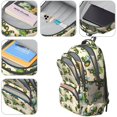 thumbnail image 4 of Tractor and Harvesters Cream Pattern Backpack for School, Cute School Bag with Adjustable Shoulder Straps and Padded Back, 16.9"x12.6"x5.9", 4 of 5