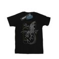 thumbnail image 1 of Harry Potter Girls Dragon Line Art Cotton T-Shirt, 1 of 5
