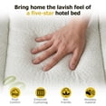 thumbnail image 3 of edx Full Mattress Protector, Thickened Mattress Pad with Bamboo Fiber Viscose Filling, Breathable, Soft, Cooling,Green, 54" x 75", 3 of 10