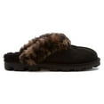 thumbnail image 2 of Ugg Australia Womens Coquette Leather Closed Toe Slip On Slippers, 2 of 4