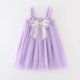 thumbnail image 1 of Vestido de tul con tutú para niñas pequeñas, sin mangas, de malla, con lentejuelas, estrellas y tirantes de arcoíris, para fiesta de cumpleaños, de princesa, de 6 a 5 años, 1 of 8