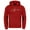 Red, variant on Mens Sweatshirts Hoodies for Men Cowl Neck Sweatshirts Casual Pullover Fall Winter Loose Fit Tops with Embroidery(Brown,XL)