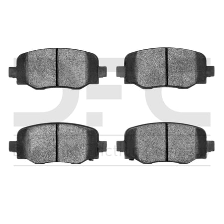 Dynamic Friction Company 3000 Ceramic Brake Pads 1310-1809-00-Rear Set For 2015-2022 Jeep Renegade, 2016-2021 Fiat 500X