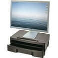 thumbnail image 3 of Officemate Monitor Stand with Drawer, Black (22502), 3 of 4