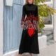 thumbnail image 3 of Vestido largo holgado Mein Herz Brennt para mujer, vestido de fiesta, 3 of 4