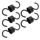 thumbnail image 1 of Ganchos para comederos de pájaros BuyWeek 5 piezas ganchos antihormigas ABS negros, 1 of 12