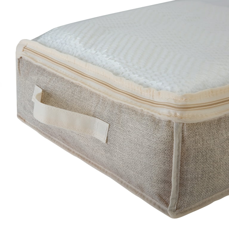 Simplify 2 Pack Under The Bed Storage Bag in Heather Grey