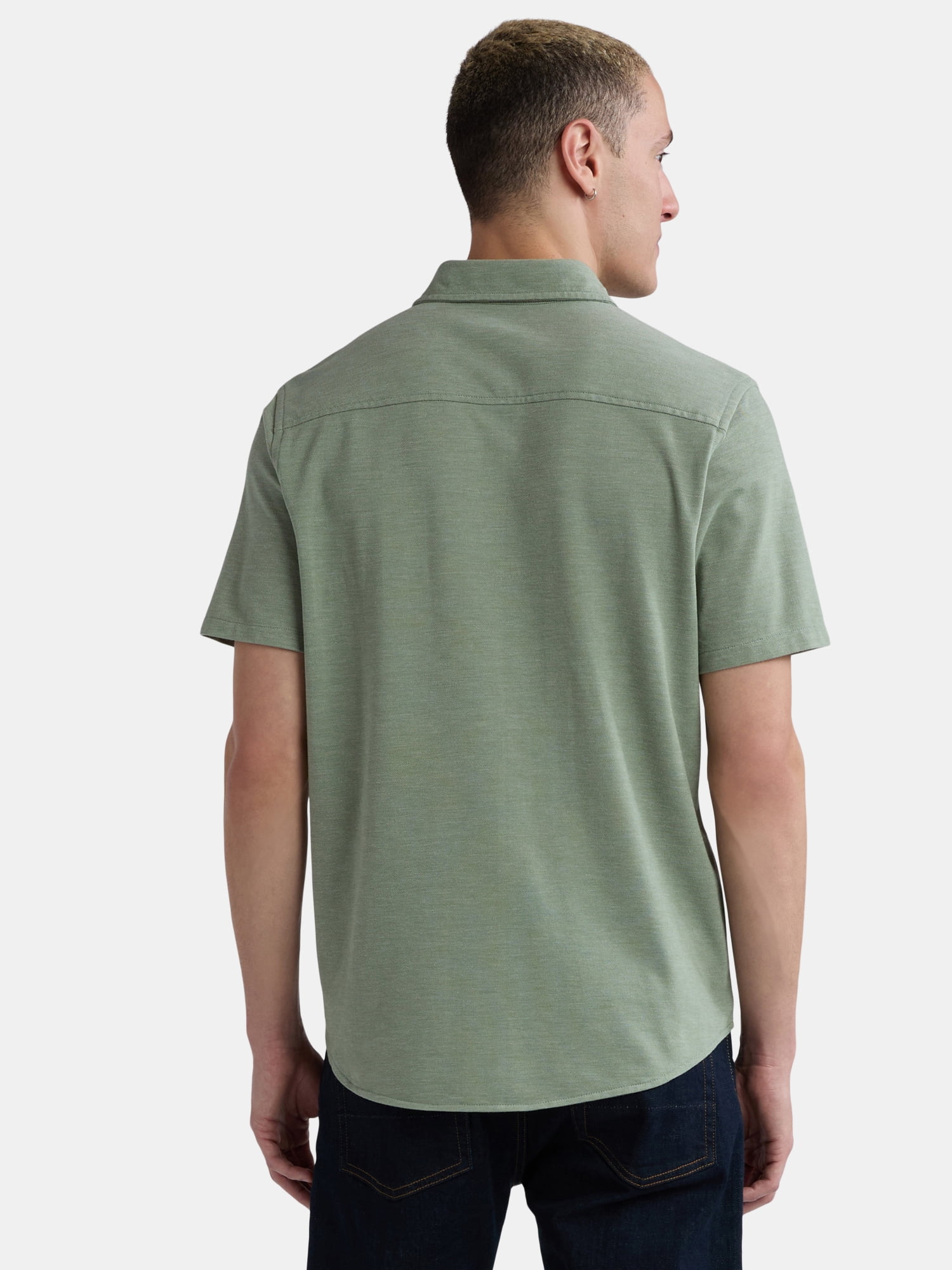 GE KNIT BUTTONDOWN