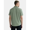thumbnail image 5 of George Men's and Big Men's Knit Button-Up Shirt with Short Sleeves, Sizes S-3XL, 5 of 5