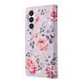 thumbnail image 4 of Compatible avec Samsung Galaxy S23 FE 5G Étui Rétro Fleur Dorée en Cuir PU Blocage RFID Portefeuille, 4 of 5