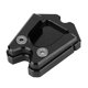 thumbnail image 1 of Placa de extensión de soporte lateral de aluminio CNC para Piaggio Vespa GTS 300ie Sprint LX (negro), 1 of 8