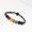 Black, variant on Hematite Non-Magnetic Bracelet Mens Womens Unisex Adjustable Size X19