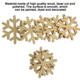 thumbnail image 4 of De Rodajas De Madera Colgantes Para Pintar, Decoraciones Navideñas De Madera Sin Terminar De Múltiples Formas, Discos De Navidad En Blanco, Artesanía Diy Para Decoración De Festivales 50 Piezas Methold HA013805-00, 4 of 7