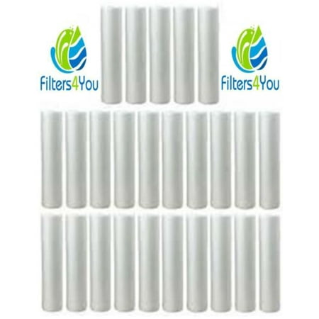

25 Sediment Water Filter Cartridges Whole House Biodiesel 50 micron 10 x 2.5