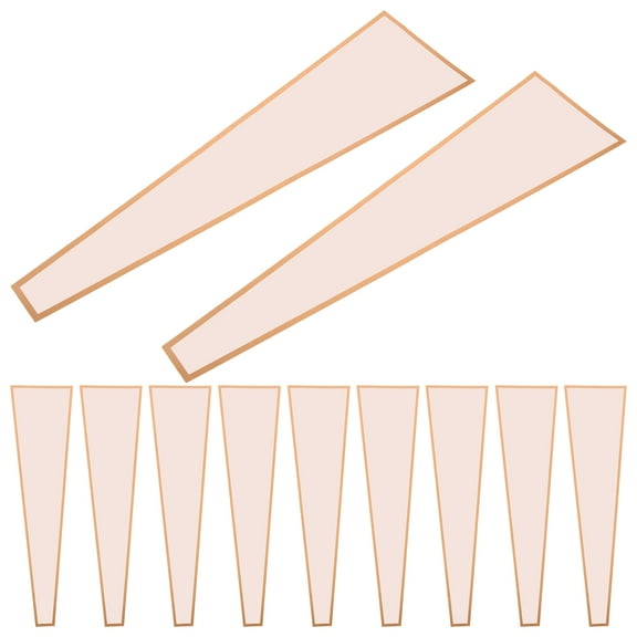 FUEENIRVA 50Pcs Flower Packing Bags Pink Single Floral Wrapping Sleeves Durable and Practical