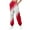 Red, variant on QUINDOS Comfortable Pants for Women Taper High Waisted Long Athletic Sweatpants Gradient Straight Fit Pants with Pockets