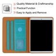 thumbnail image 7 of Allytech Case for iPad Mini 2021(6th Gen 8.3 inch), iPad Mini 6 Cover, Embossed Floral & Butterfly PU Leather Folio Anti-Slip Stand Auto Sleep Wake Card Holder Case for iPad Mini 6th Gen 2021, Green, 7 of 7