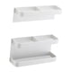 thumbnail image 2 of Soporte para colgante de pared, estante para con drenaje, estante de almacenamiento de ajustable montado en la pared, organizador para sala de estar, 2 of 8